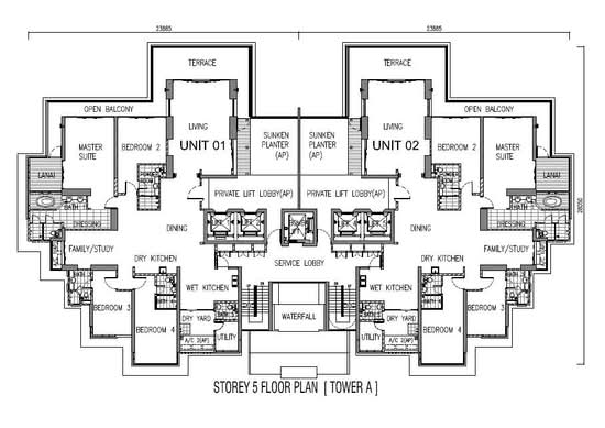 1 Tanjong - Floor Plan