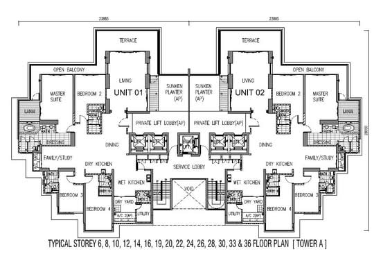 1 Tanjong - Floor Plan