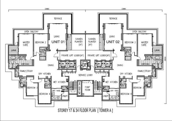 1 Tanjong - Floor Plan