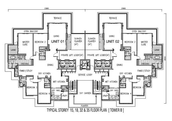 1 Tanjong - Floor Plan