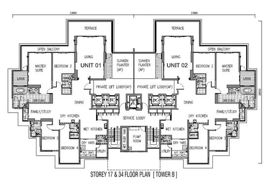 1 Tanjong - Floor Plan