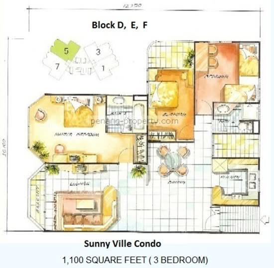 Sri Sunway Apartment - Floor Plan - iProperty.com.my