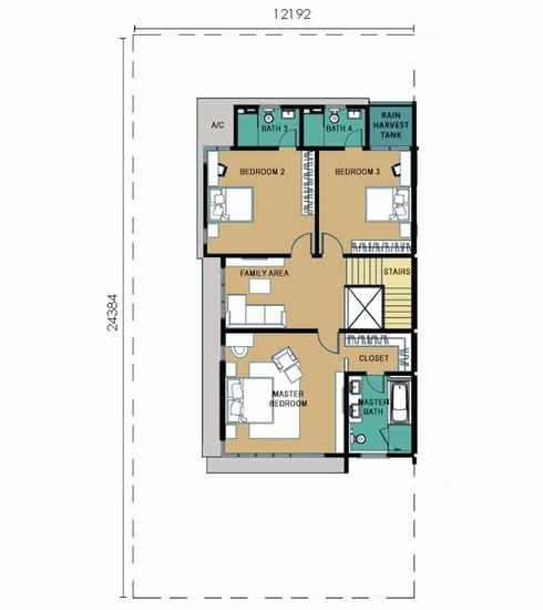 The Cove Semi-Detached @ Horizon Hills - Floor Plan - iProperty.com.my