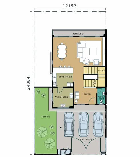 The Cove Semi-Detached @ Horizon Hills - Floor Plan - iProperty.com.my