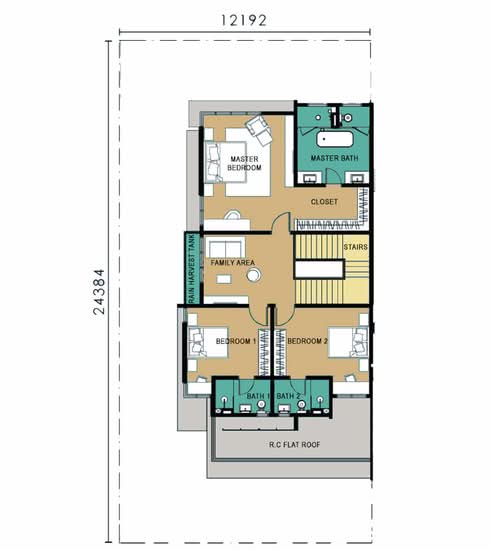 The Cove Semi-Detached @ Horizon Hills - Floor Plan - iProperty.com.my