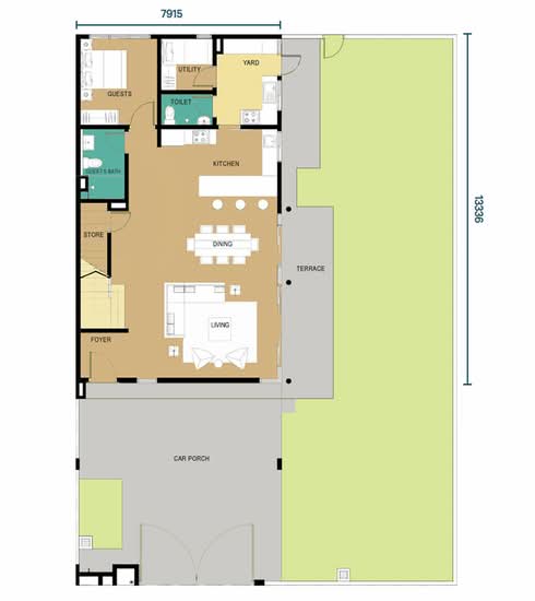 The Woodlands Bungalow @ Horizon Hills - Floor Plan - iProperty.com.my