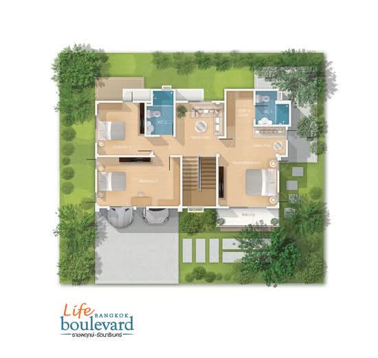 Life Bangkok Boulevard Ratchaphruek-Rattanatibet - Floor Plan