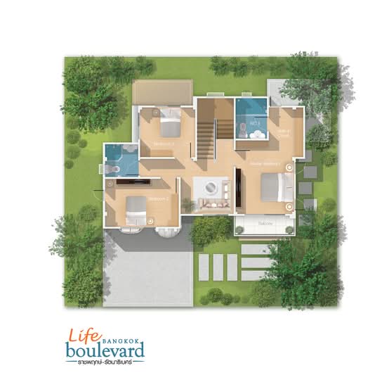 Life Bangkok Boulevard Ratchaphruek-Rattanatibet - Floor Plan