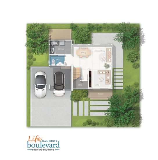 Life Bangkok Boulevard Ratchaphruek-Rattanatibet - Floor Plan