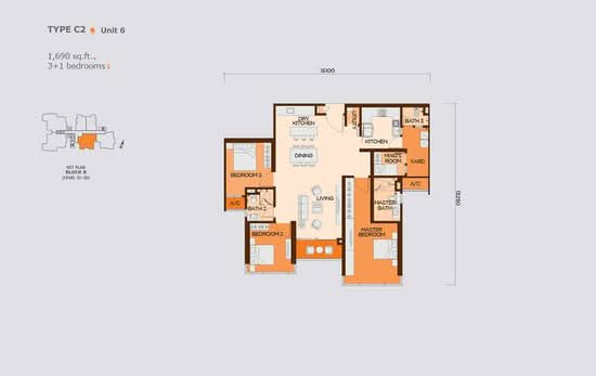 WANGSA 9 RESIDENCY - Floor Plan - iProperty.com.my