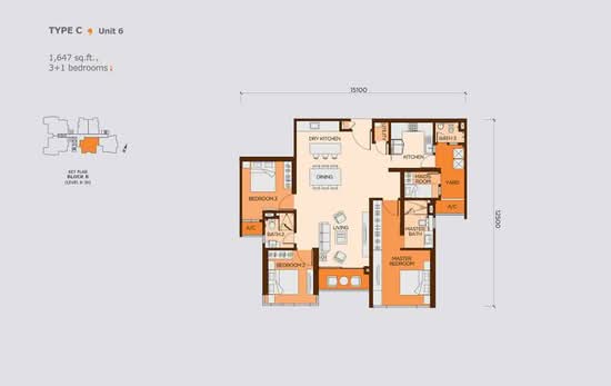 WANGSA 9 RESIDENCY - Floor Plan - iProperty.com.my