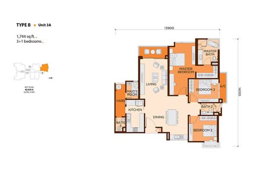 WANGSA 9 RESIDENCY - Floor Plan - iProperty.com.my
