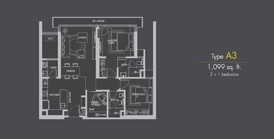 Reflections Condominium - Floor Plan - iProperty.com.my