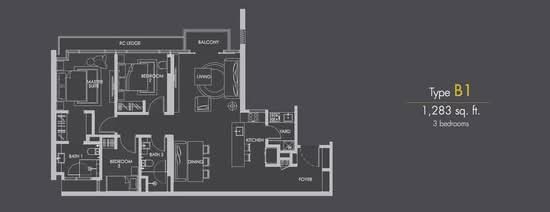 Reflections Condominium - Floor Plan - iProperty.com.my
