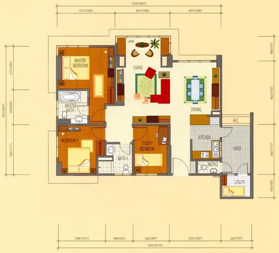 The Orion - Floor Plan - iProperty.com.my