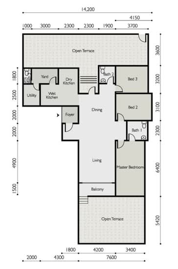 The Light Linear - Floor Plan - iProperty.com.my