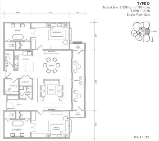 Quayside Seafront Resort Condominiums - Floor Plan - iProperty.com.my