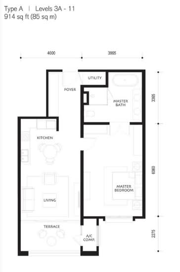 Quayside Seafront Resort Condominiums - Floor Plan - iProperty.com.my