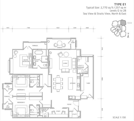Quayside Seafront Resort Condominiums - Floor Plan - iProperty.com.my