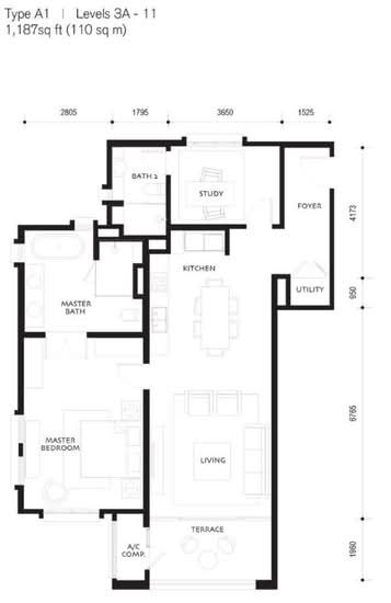 Quayside Seafront Resort Condominiums - Floor Plan - iProperty.com.my