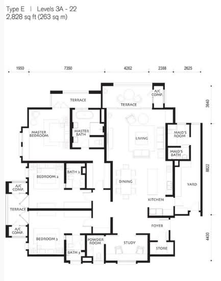 Quayside Seafront Resort Condominiums - Floor Plan - iProperty.com.my
