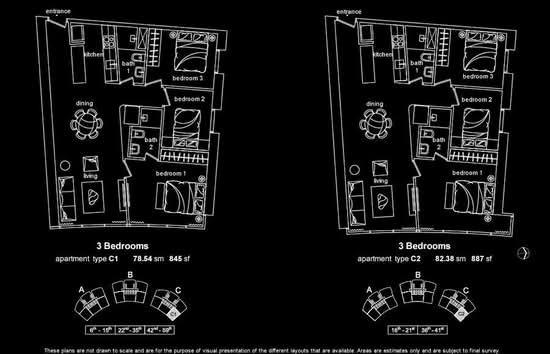 Sky Suites @ KLCC - Floor Plan - iProperty.com.my