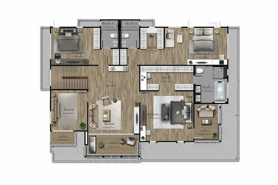 Burasiri Pattanakarn : บุราสิริ พัฒนาการ - Floor Plan