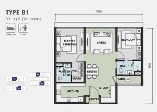 Aria - Floor Plan - iProperty.com.my