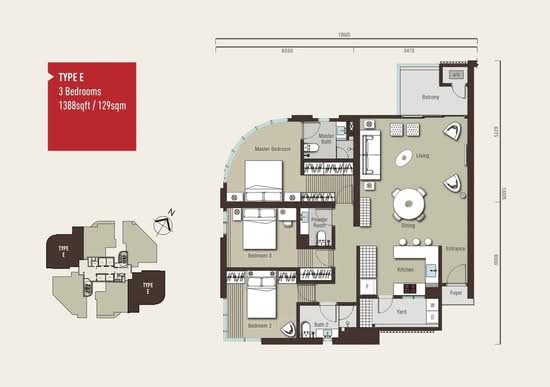 LUNAR Seputeh - Floor Plan - iProperty.com.my