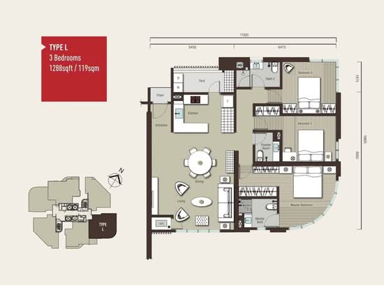 LUNAR Seputeh - Floor Plan - iProperty.com.my