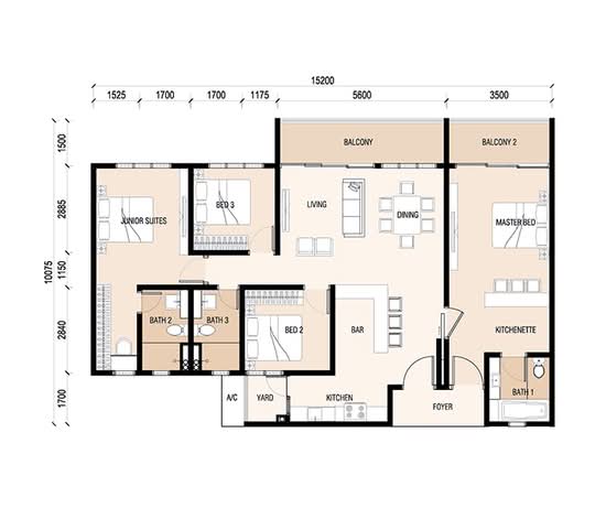 8Scape Residence @ Sutera - Floor Plan - iProperty.com.my