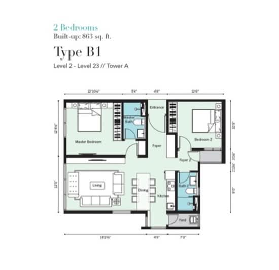 Tropicana Metropark, Subang Jaya - Floor Plan - iProperty.com.my