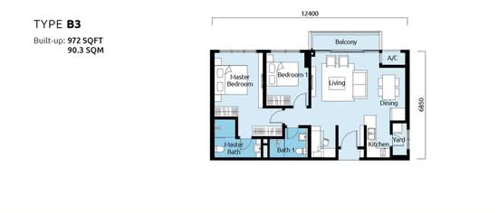 Tropicana Metropark, Subang Jaya - Floor Plan - iProperty.com.my