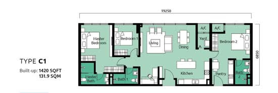 Tropicana Metropark, Subang Jaya - Floor Plan - iProperty.com.my