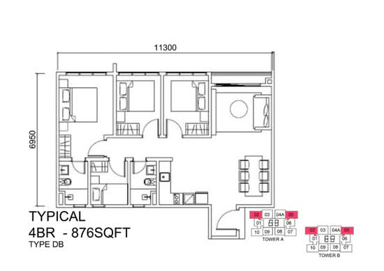 Lexa Residence @ The Quartz WM - Floor Plan - iProperty.com.my