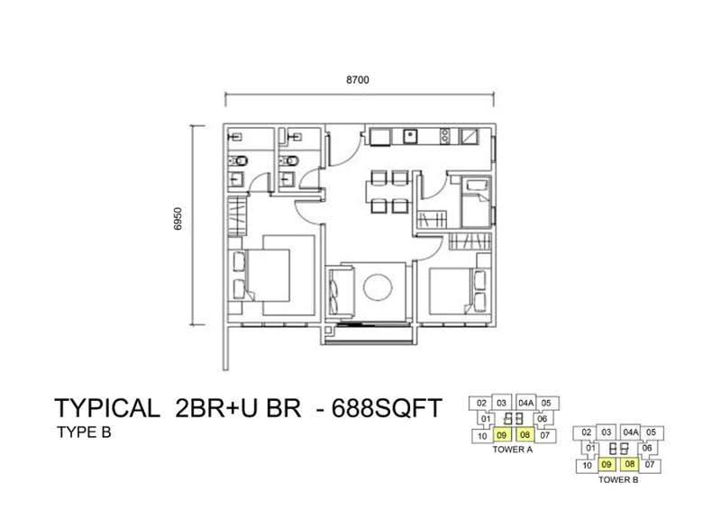 Kediaman Servis untuk Dijual di Lexa Residence @ The Quartz WM - Che Hafiz - PropertyGuru.com.my