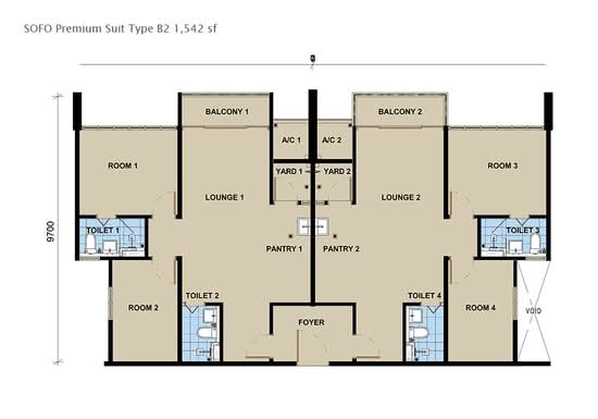 D'Pristine - Floor Plan - iProperty.com.my
