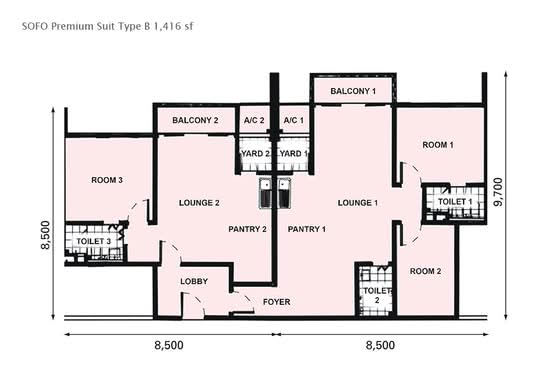 D'Pristine - Floor Plan - iProperty.com.my