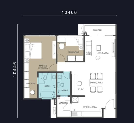 Molek Regency - Floor Plan - iProperty.com.my