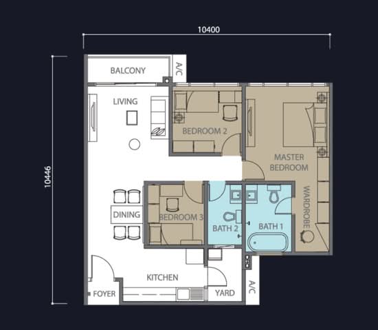 Molek Regency - Floor Plan - iProperty.com.my