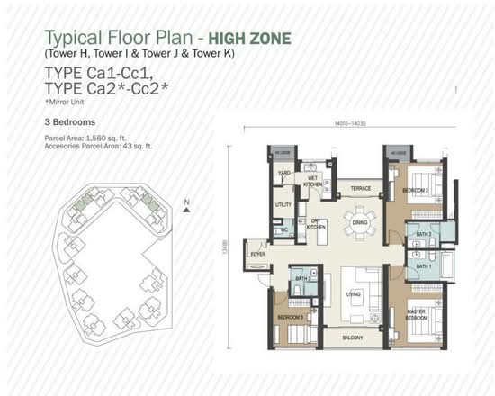 Agile Mont Kiara - Floor Plan - iProperty.com.my
