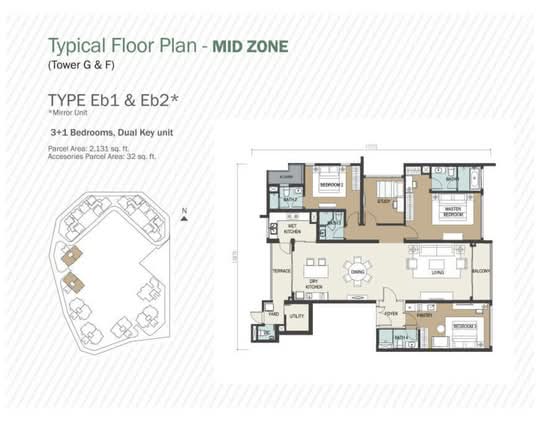 Agile Mont Kiara - Floor Plan - iProperty.com.my