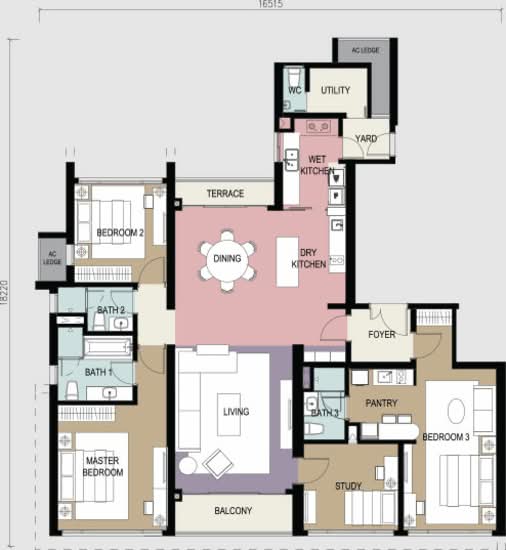 Agile Mont Kiara - Floor Plan - iProperty.com.my