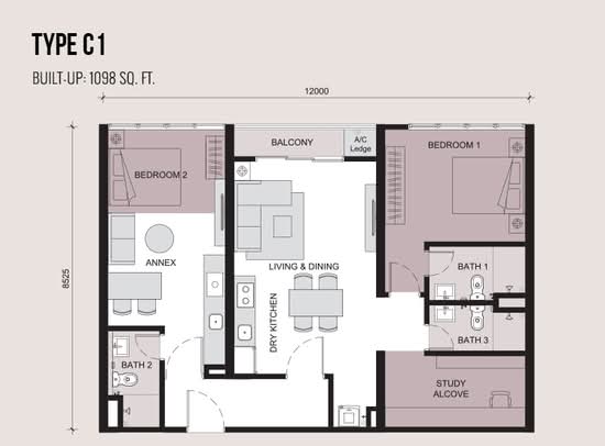 Rica Residence - Floor Plan - iProperty.com.my