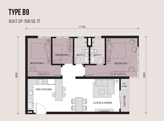 Rica Residence - Floor Plan - iProperty.com.my