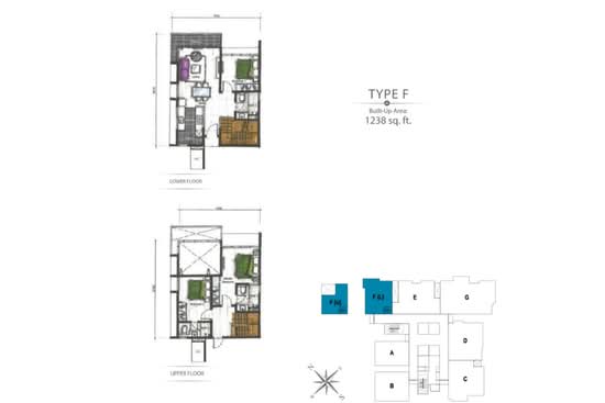 Eco Nest @ Eco Botanic - Floor Plan - iProperty.com.my