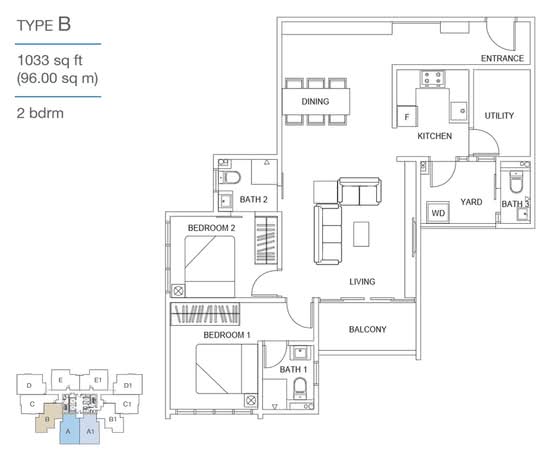 SkyVille 8 @ Benteng 8 - Floor Plan - iProperty.com.my
