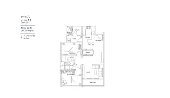 SkyVille 8 @ Benteng 8 - Floor Plan - iProperty.com.my