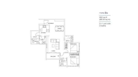 SkyVille 8 @ Benteng 8 - Floor Plan - iProperty.com.my