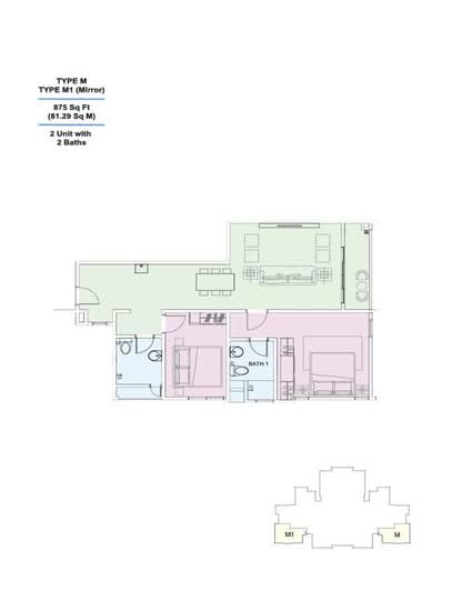 SkyVille 8 @ Benteng 8 - Floor Plan - iProperty.com.my